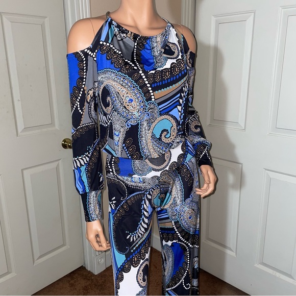 Julian Chang Cold Shoulder Jumpsuit - Picture 10 of 16